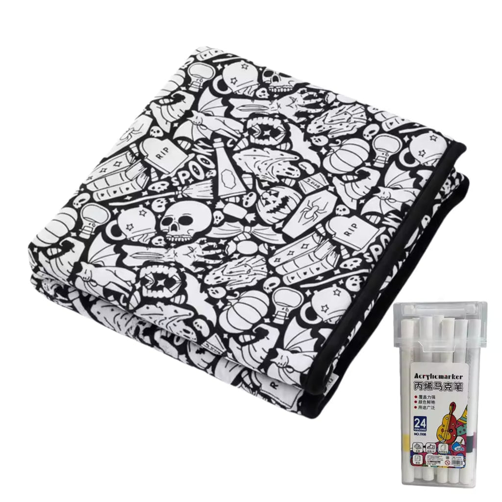 ColorWeen™ — Halloween Coloring Blanket