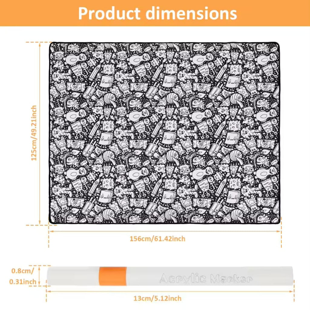 ColorWeen™ — Halloween Coloring Blanket
